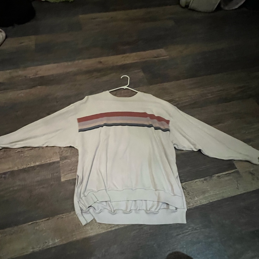 Vintage striped Oversized American Eagle sweatshirt